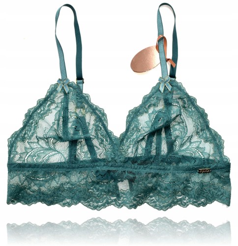 Sylvie biustonosz braletka miękki triangle bra koronkowy