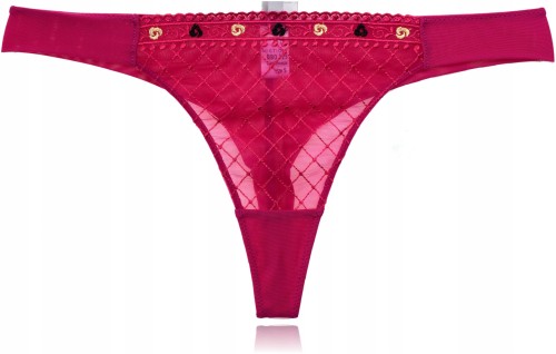 mistique majtki stringi różowe