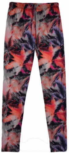 Calzedonia legginsy elastyczne wzorw palmy 