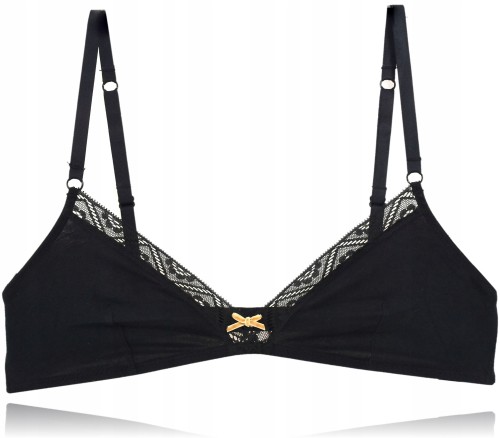 Luni Atlantic biustonosz miękki bawełniany czarny