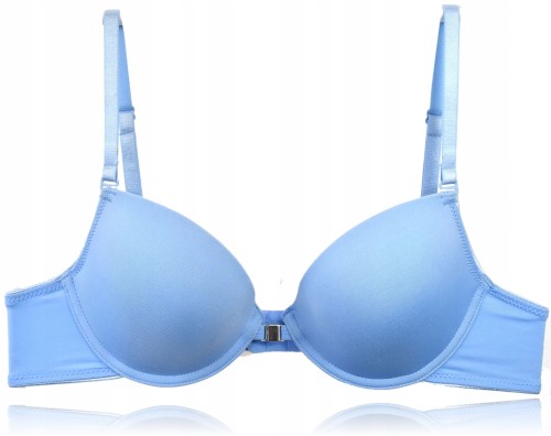 Atlantic biustonosz usztywniany zapięcie przód tył błękitny
