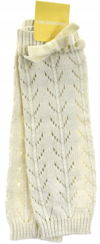 Calzedonia ocieplacze getry akryl metaliczne uni