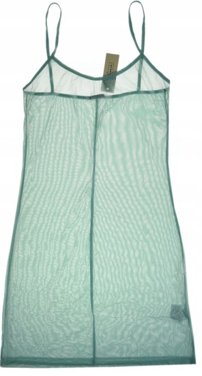 Intimissimi koszulka z transparentnego tiulu zielona