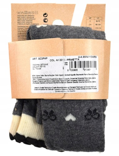 Calzedonia legginsy rajstopowe bawełna 2-4 98