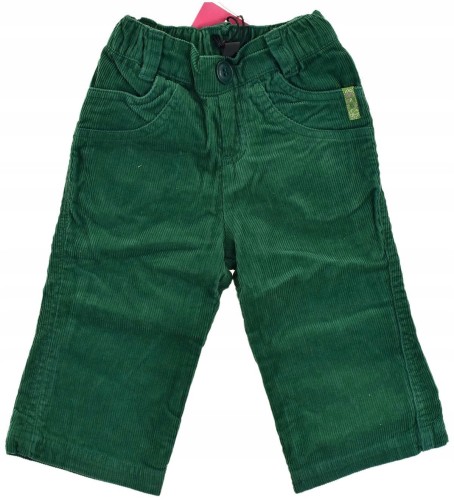 Besta Plus spodnie sztruksy ocieplane bawełna 74