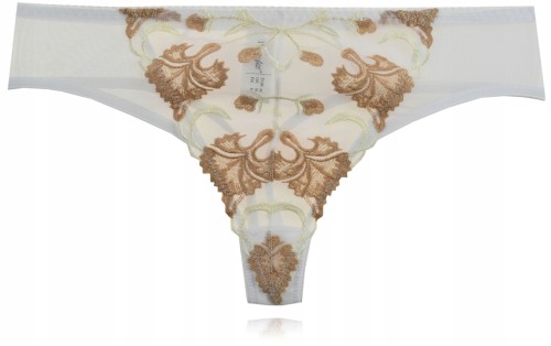 Benefit Aisha Mmajtki stringi haftowane białe