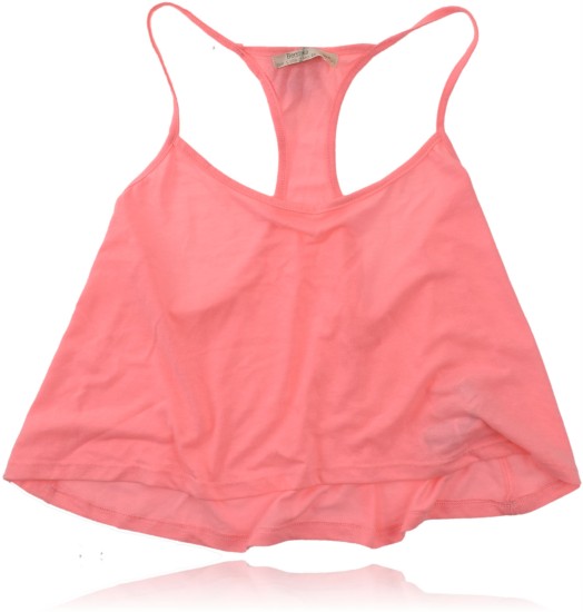 Bershka bluzka luźna oversize top ramiączkach