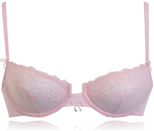 Atlantic biustonosz koronkowy różowy lbr311