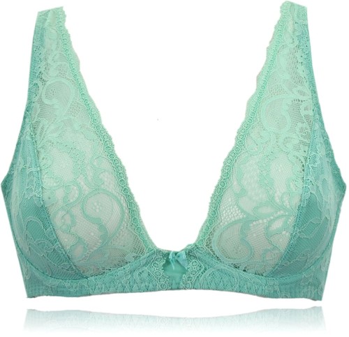 Intimissimi Sara koronka soft cup fiszbiny zielony