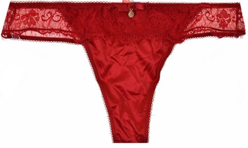 Intimissimi Red Desire Lace brazyliany majtki L