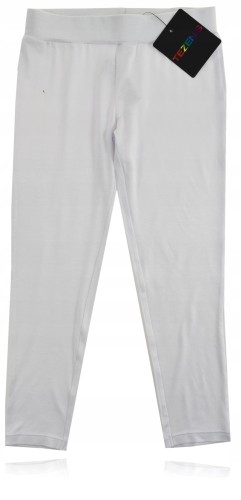 Tezenis spodnie legginsy przewiewna viscoza białe