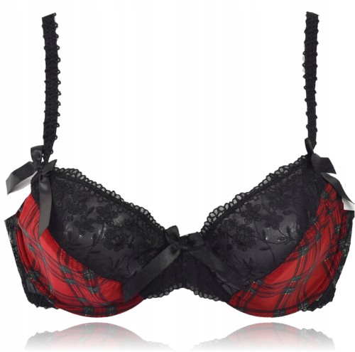 Benefit Roxy biustonosz miękki pepitka czerwony