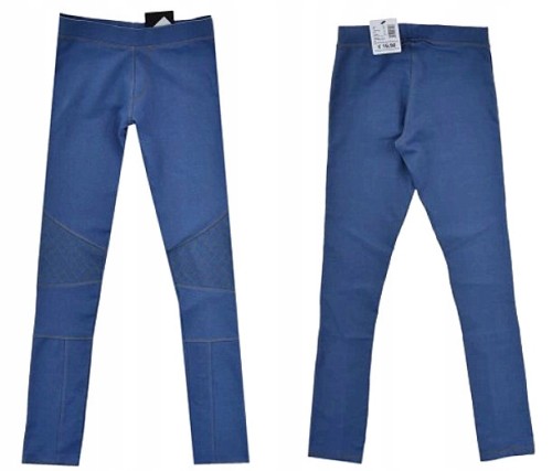 Calzedonia Tezenis legginsy spodnie a' jeans przeszywane