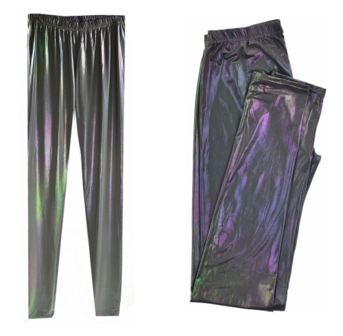 Calzedonia legginsy hologram sexy silver M/L 38