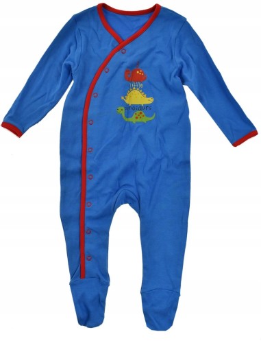 M&S pajacyk śpiochy z bawełny Dinozaur