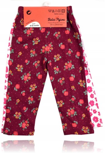 Love Care ZESTAW 2x spodnie piżama niemowlę 6-12 m