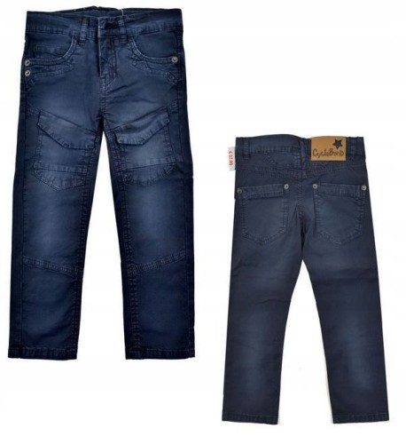 CycleBand elastyczne bawełniane spodnie jeans