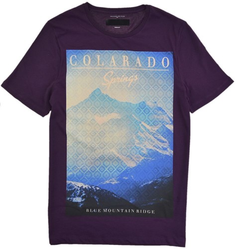 ex River Island koszulka tshirt bluzka nadruk M