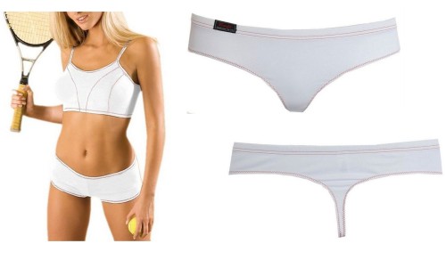 Benefit stringi sportowe do kompletu bawełna L