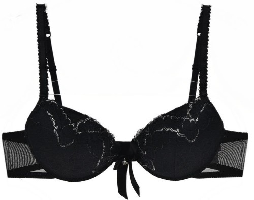 Atlantic Mistique sexy czarny push up koronka 