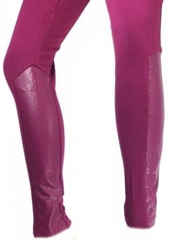 Tezenis legginsy spodnie dziecięce wstawki a'skóra rózowe