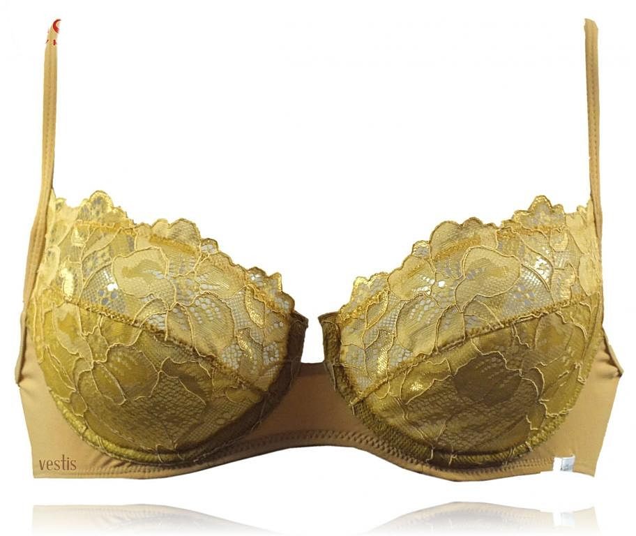 Atlantic ebr-133 biustonosz miękki złoty na fiszbinie