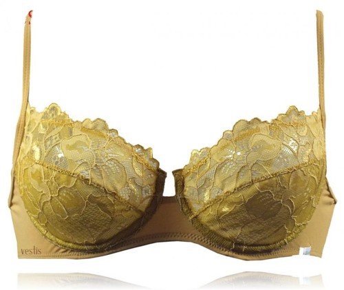 Atlantic biustonosz miękki złoty na fiszbinach