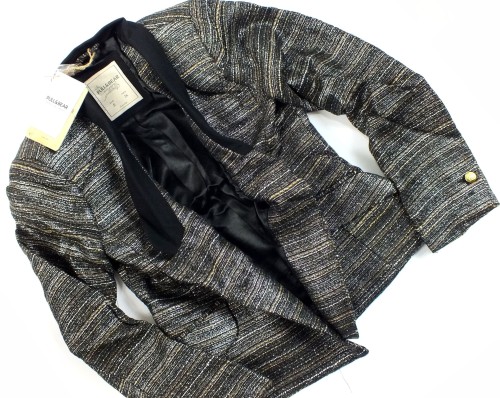 Pull&Bear metaliczna marynarka żakiet casual