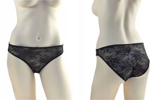 Atlantic Essence majtki figi koronkowe czarne