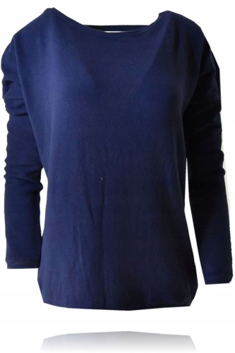 Tezenis sweter bawełniany z efektownym wycięciem na plecach 