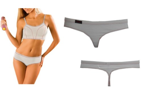 Benefit stringi sportowe do kompletu bawełna sz S