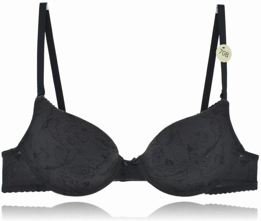 Atlantic bawełniany biustonosz push up z printem