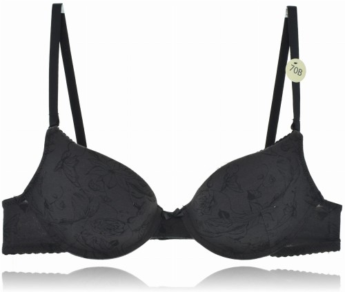 Atlantic bawełniany biustonosz push up z printem