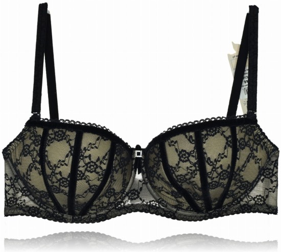 Kinga sexy biustonosz push up koronka i  tiul