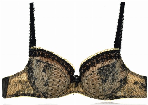 Kinga sexy biustonosz push up koronka satyna 