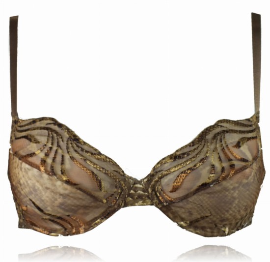 Atlantic biustonosz miękki soft cup brązowy