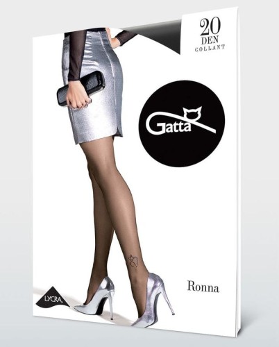 Gatta Ronna rajstopy z biżuteryjnym akcenten nad kostką