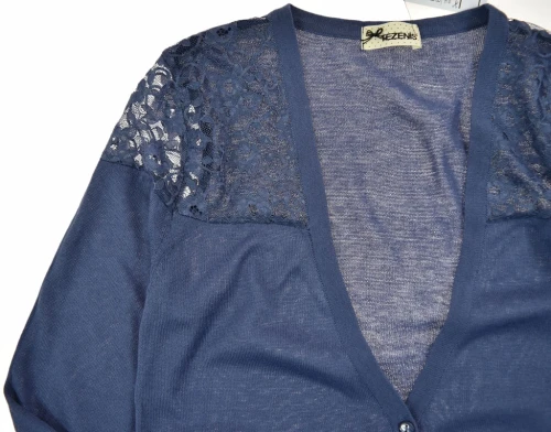 tezenis krótki kardigan granatowy.webp