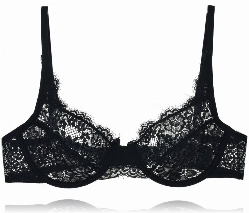 Intimissimi miękki czarny biustonosz koronkowy 