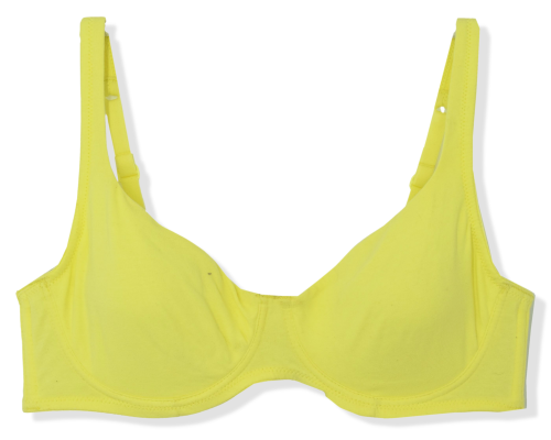 Tezenis Paris biustonosz miękki z bawełny żółty