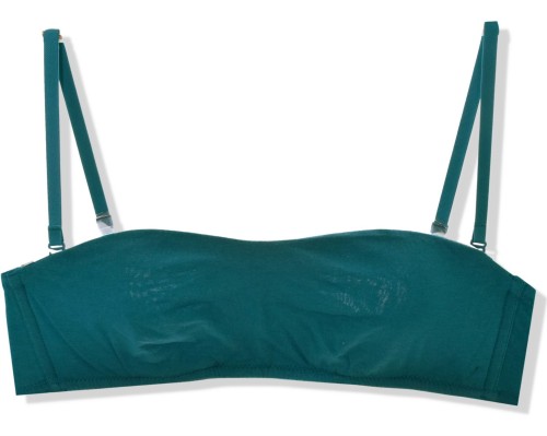 Tezenis biustonosz bawełniany opaska Crop Top verde 