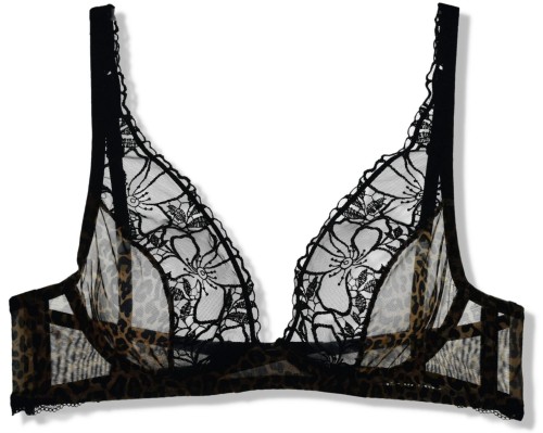 Intimissimi Sara biustonosz koronkowy wzorzysty - panterka