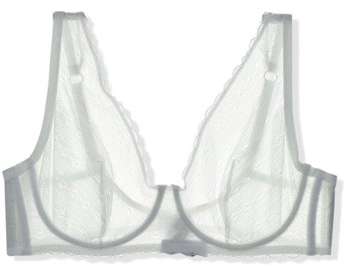 TEZENIS biustonosz miękki Koronkowy Paris biały