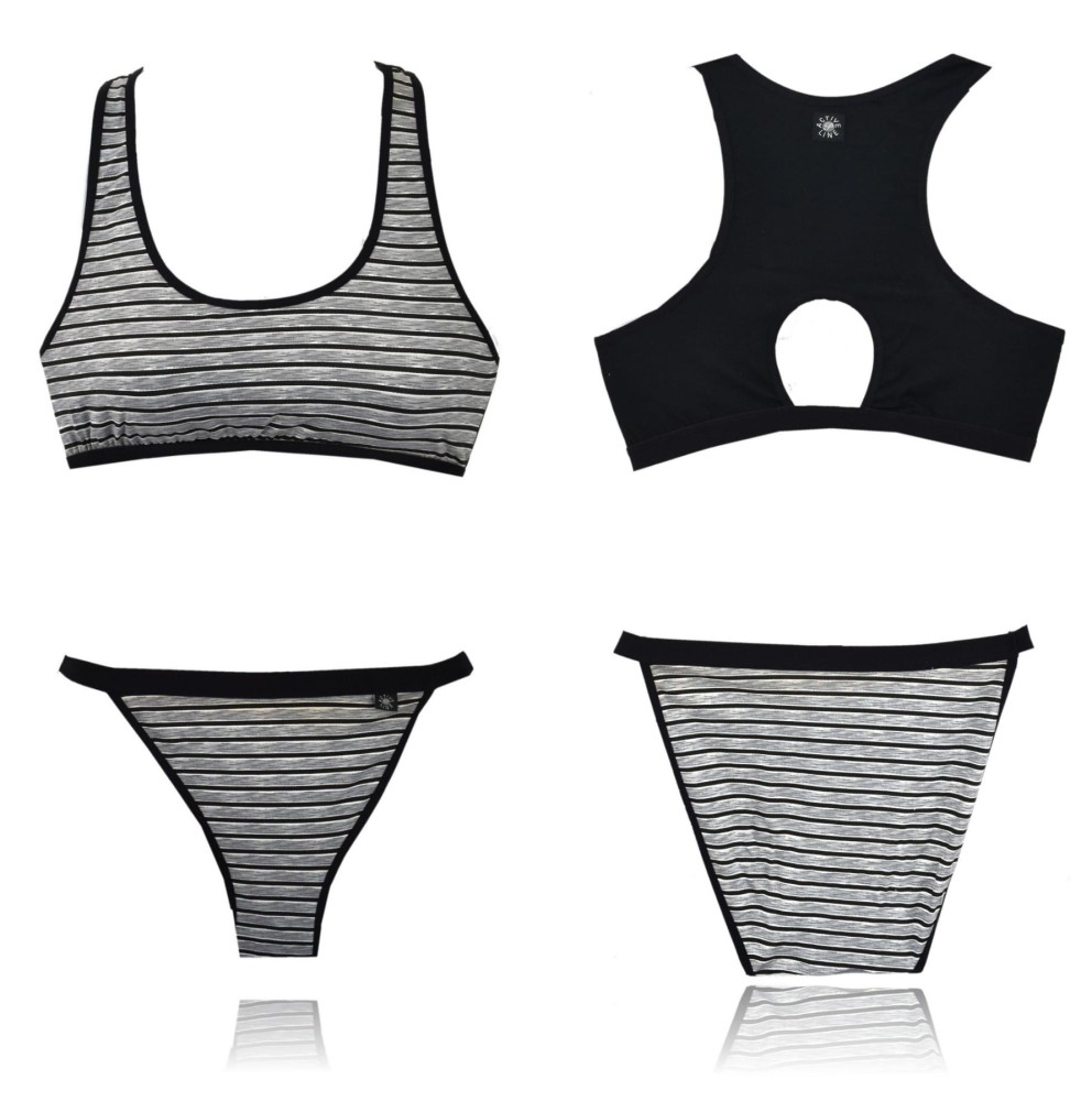 princesa komplet w paski