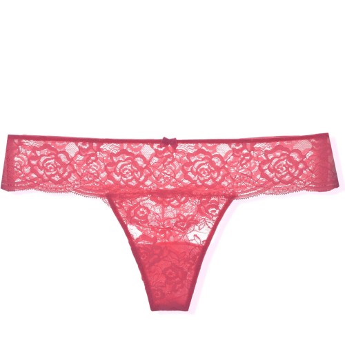 Intimissimi  majtki brazyliany koronkowe róż candy