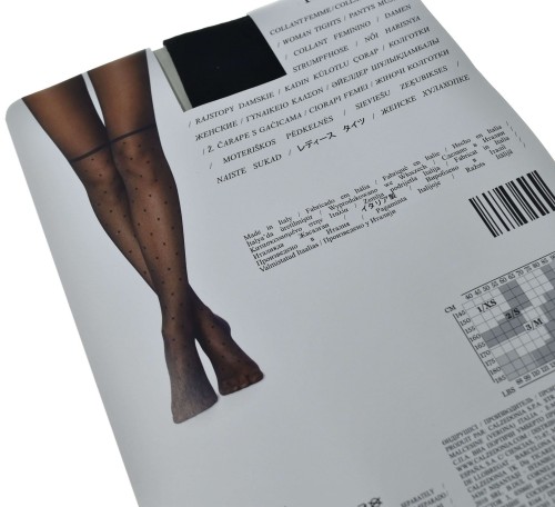 Calzedonia rajstopy cienkie w kropki