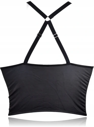 Tezenis TOTAL BLACK mini gorset z imitacji skóry.webp