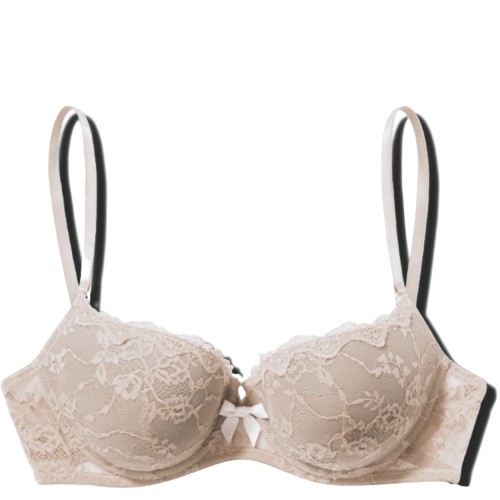 Atlantic biustonosz koronkowy usztywniany beż lbr638