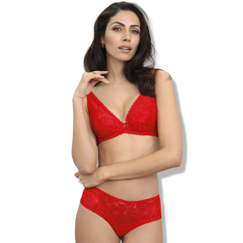 Unikat Irma bralette bra biustonosz uszywniany koronkowy