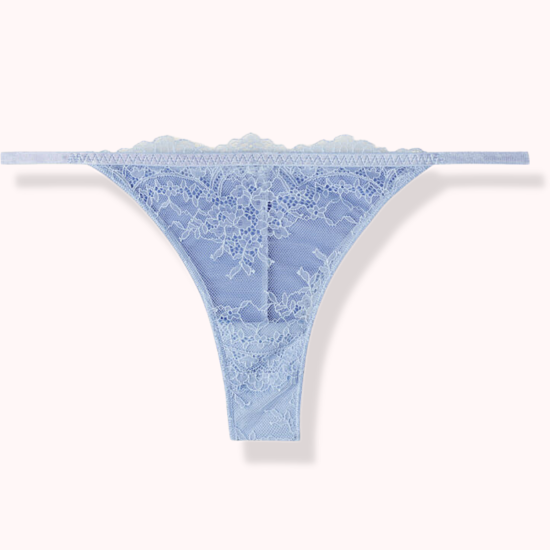 Tezenis majtki stringi koronkowe trójkąciki Brazyliany z Paseczkami  Bokach Romantic Satin